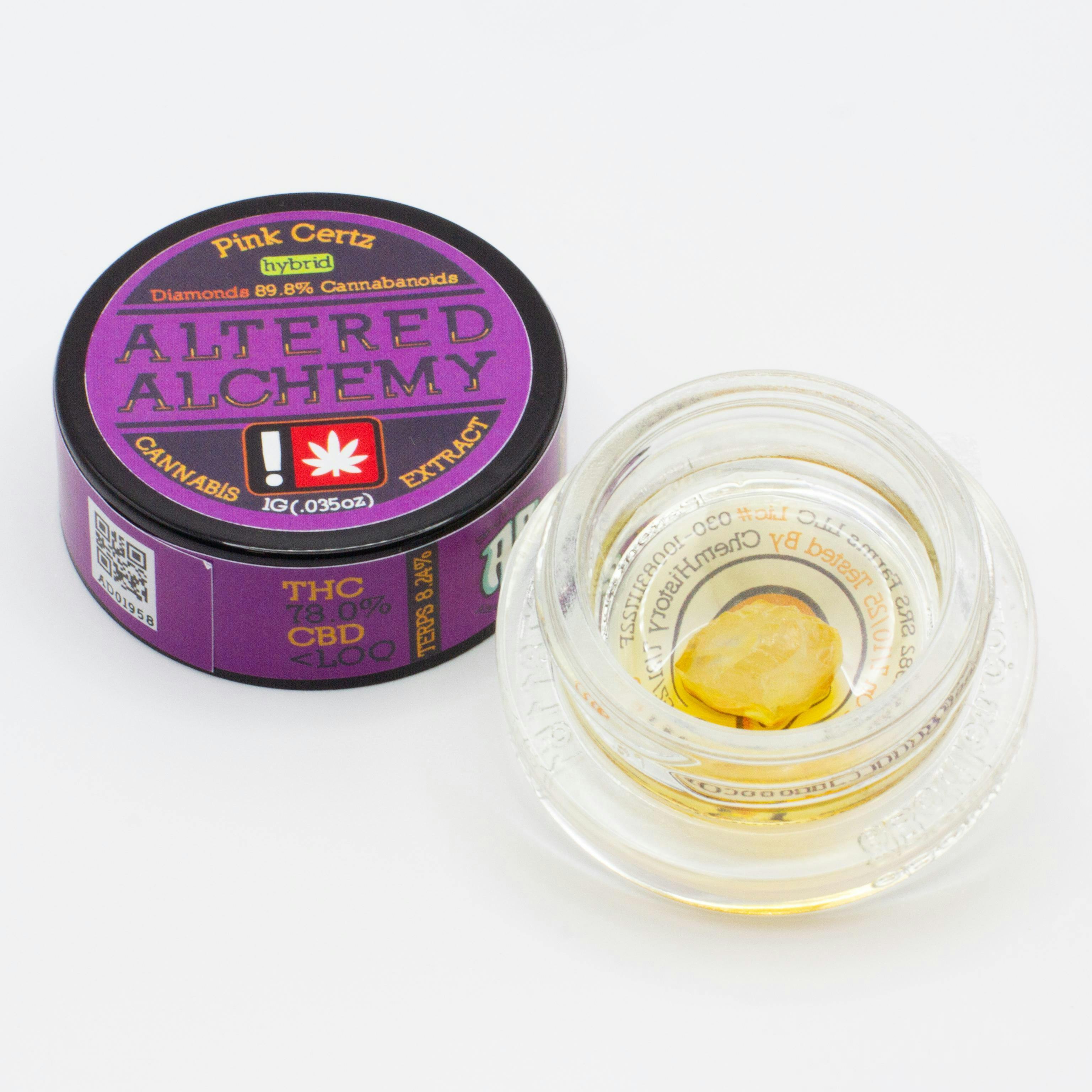 Pink Certz - Diamonds and Sauce - 1g by Altered Alchemy