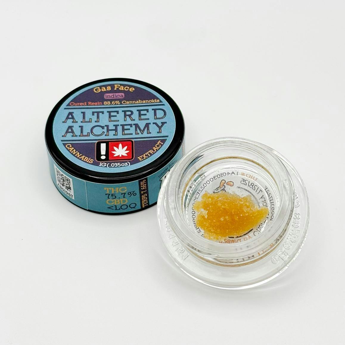 Gas Face - Cured Resin - 1g