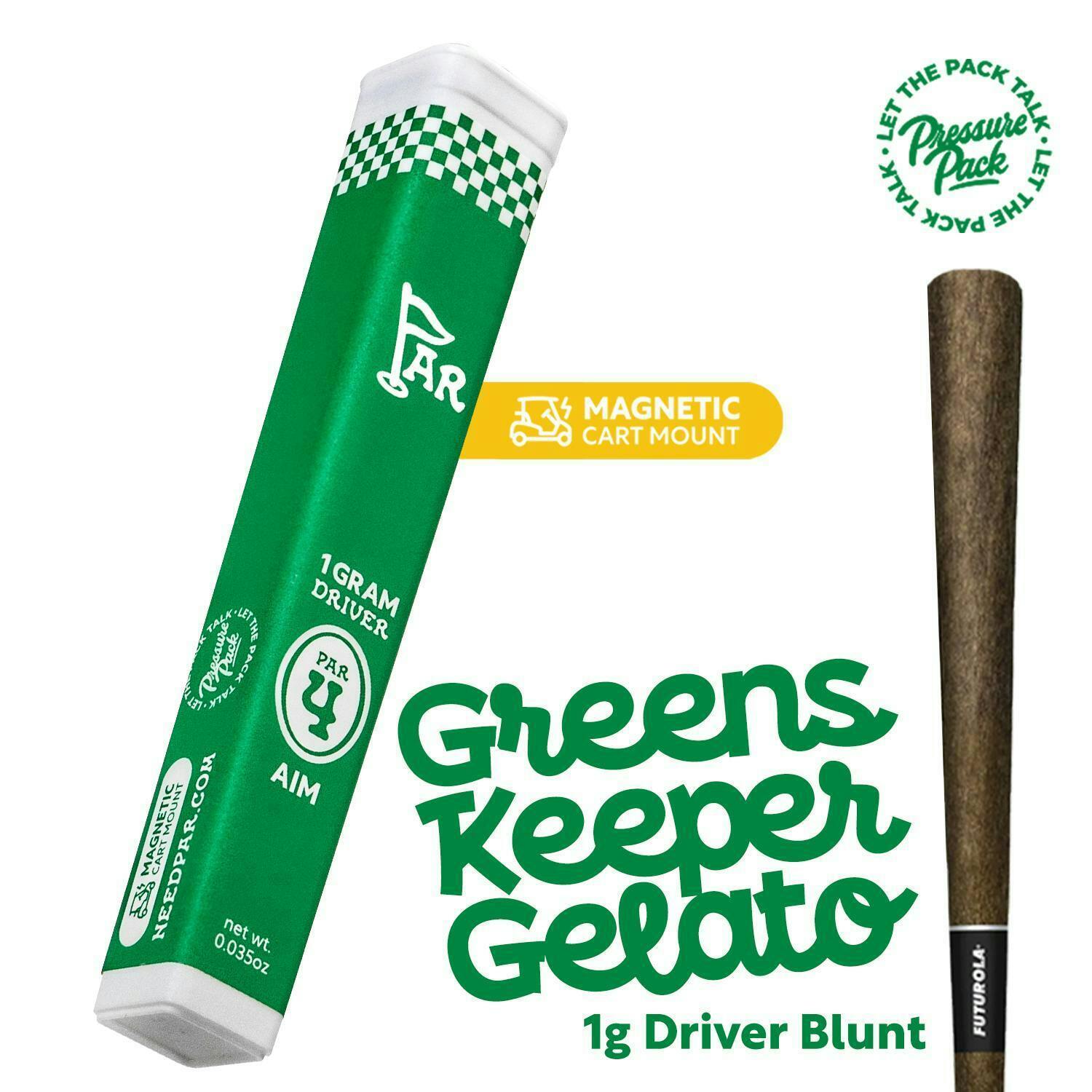 PAR X Pressure Pack | Greens Keeper Gelato | Driver Blunts | 1g
