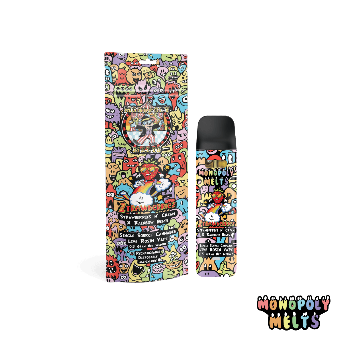 Ztrawberriez Cold Cure Live Rosin