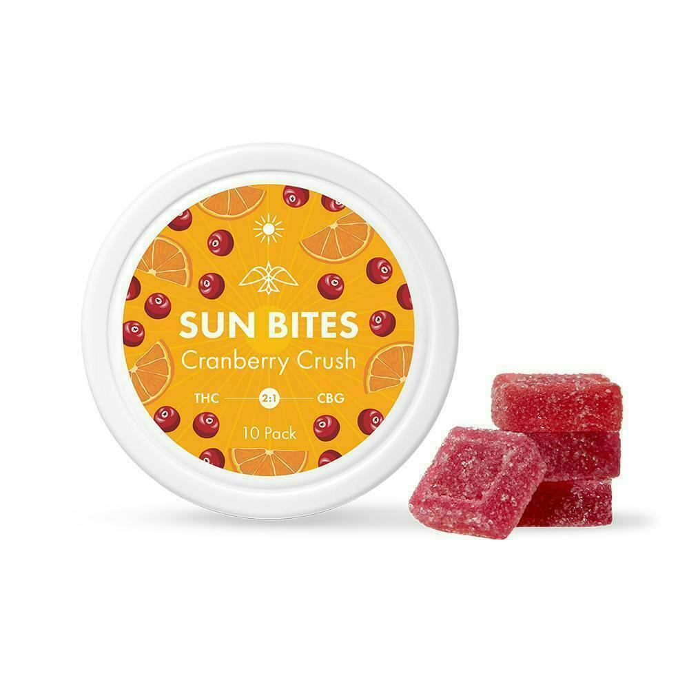 Cranberry Crush THC:CBG - 100MG - Edibles