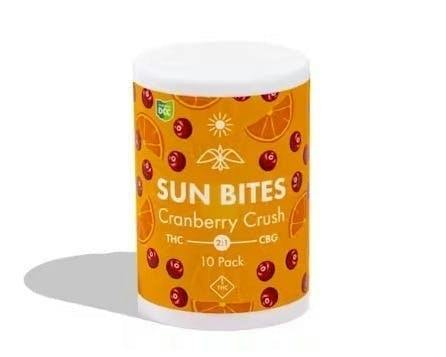 Cranberry Crush THC:CBG - 96.8MG - Edibles