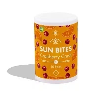 CBG 2:1 Cranberry Crush Sunbites - Edibles