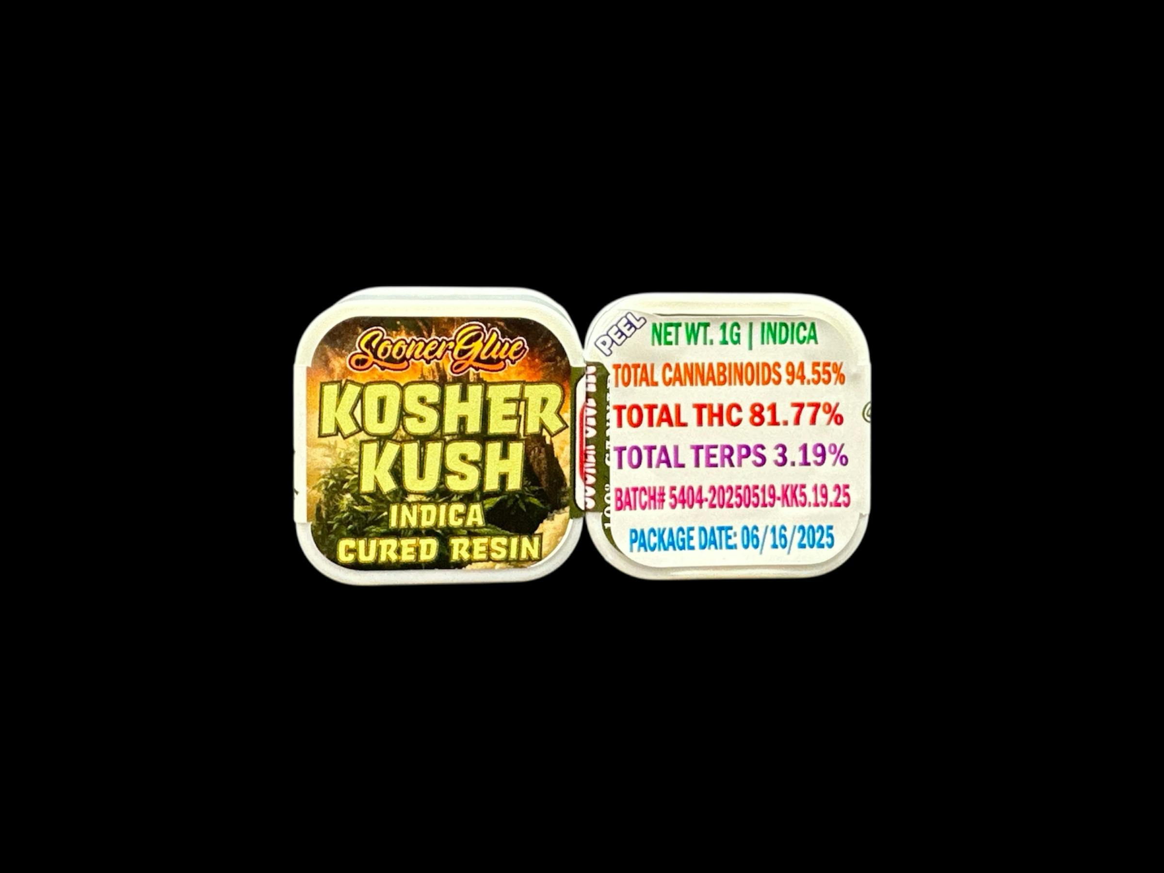 Kosher Kush 1g Cured Resin at Tropic Canna