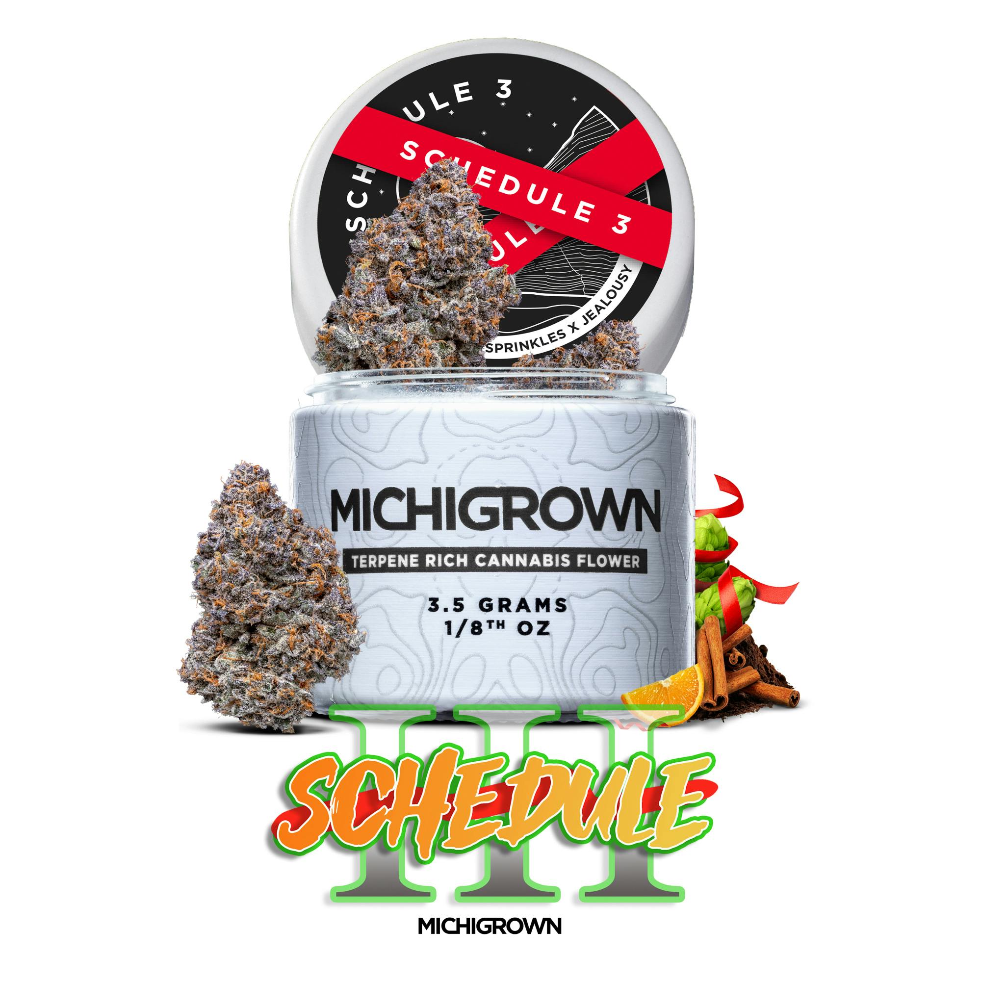 SCHEDULE 3 - 3.5 GRAMS - PREMIUM FLOWER - JARS by MICHIGROWN