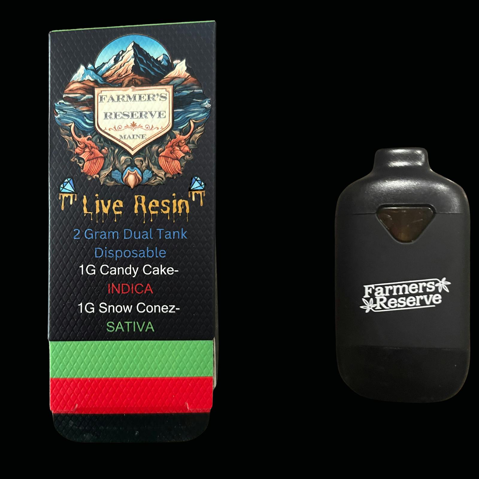 2 Gram Flavor Switch Pod-1G-Candy Cake + 1G-Snow Conez - Farmers Reserve