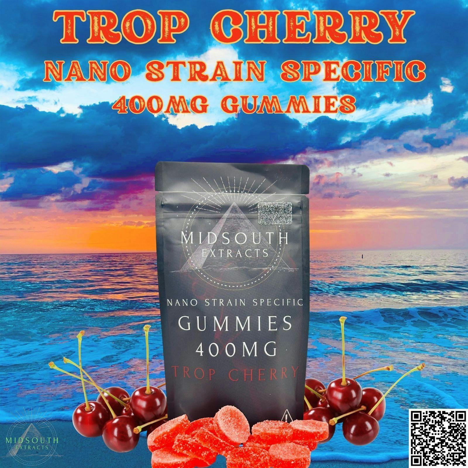 Nano Gummies - 400mg - Trop Cherry by MidSouth Extracts