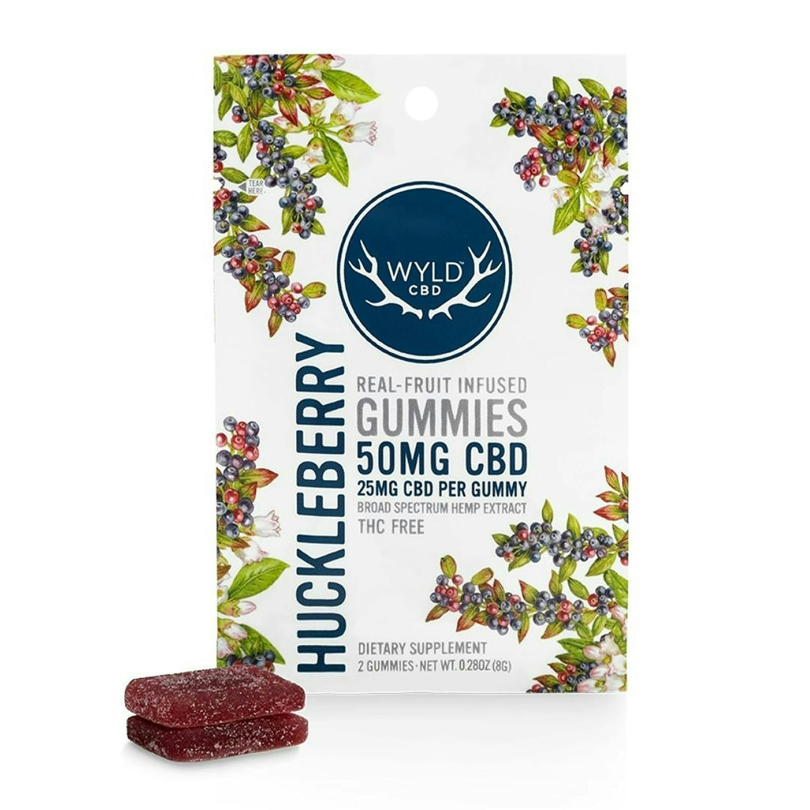 WYLD | Huckleberry CBD Gummies | 2ct by WYLD