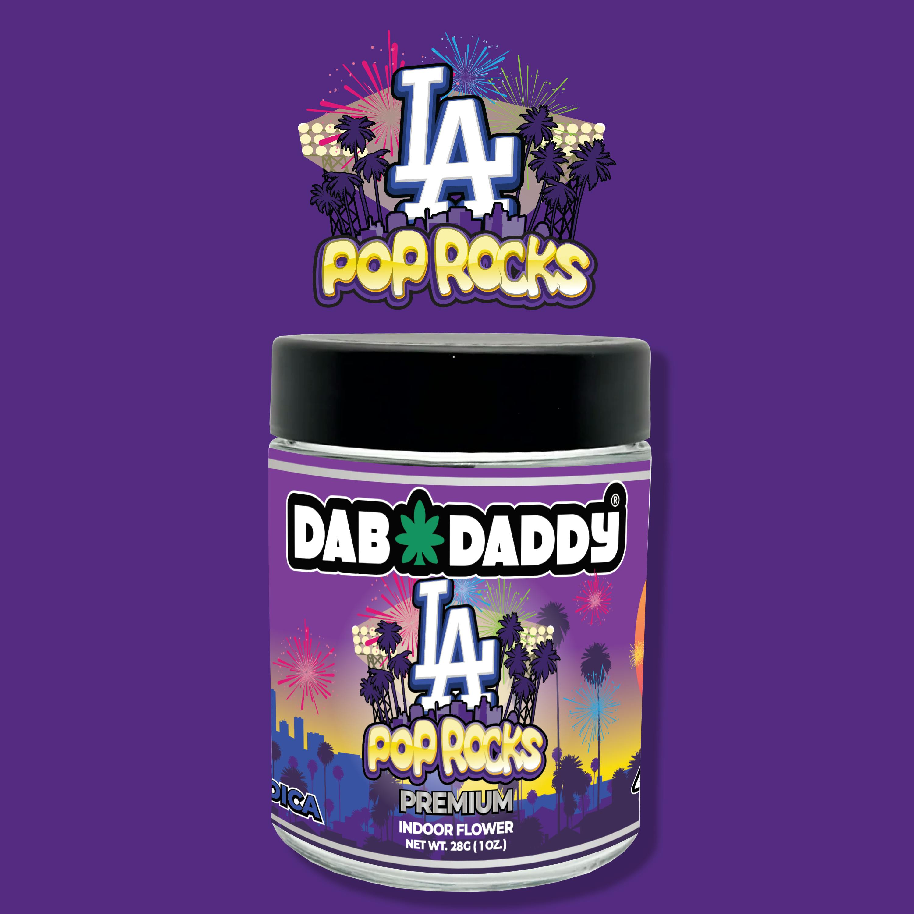 LA Pop Rocks Dab Daddy® 28g Premium Indoor Flower - Front Door