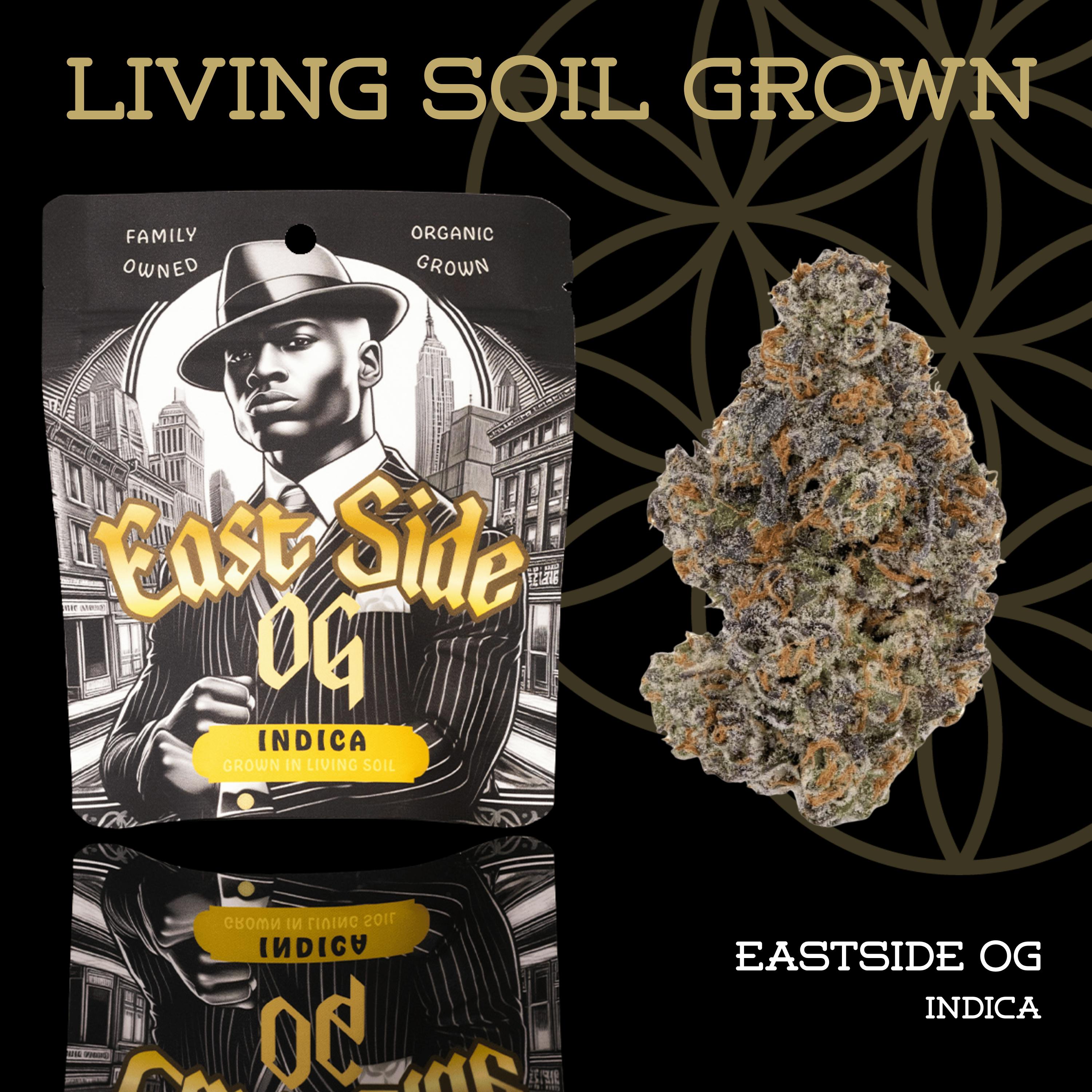 Eastside OG | Prepack | Mylar Bag | Living Soil