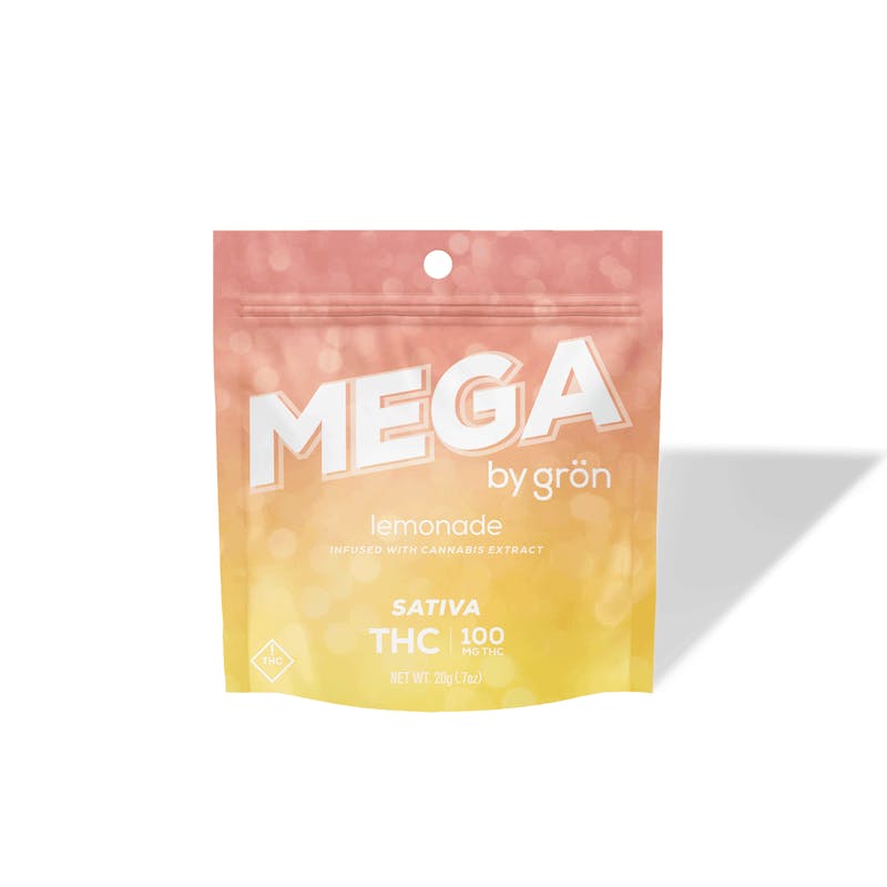 Grön Edibles: Lemonade Mega Pearl - - Oh
