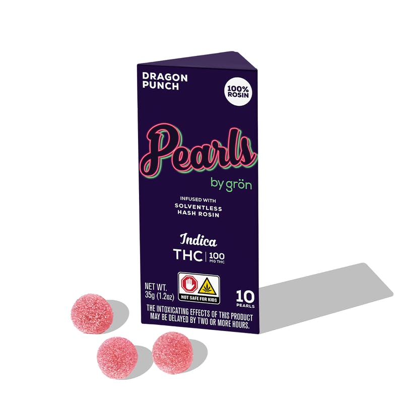 Grön Edibles: Dragon Punch Pearls - Nj