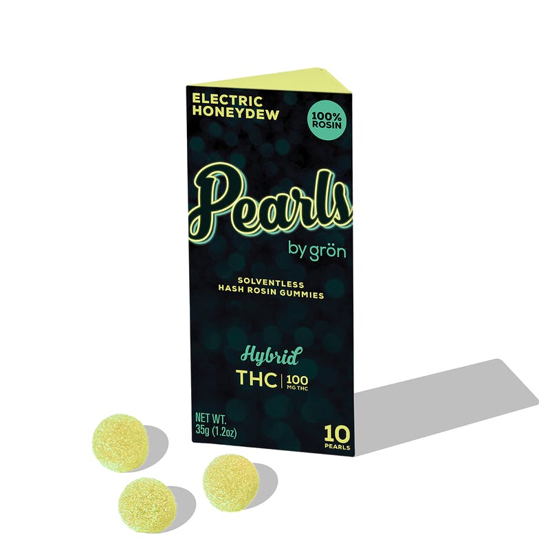 Electric Honeydew Rosin Pearls - IL by Grön Edibles