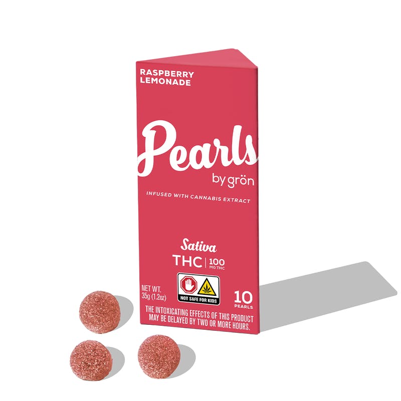 Grön Edibles: Raspberry Lemonade Pearls - Nj