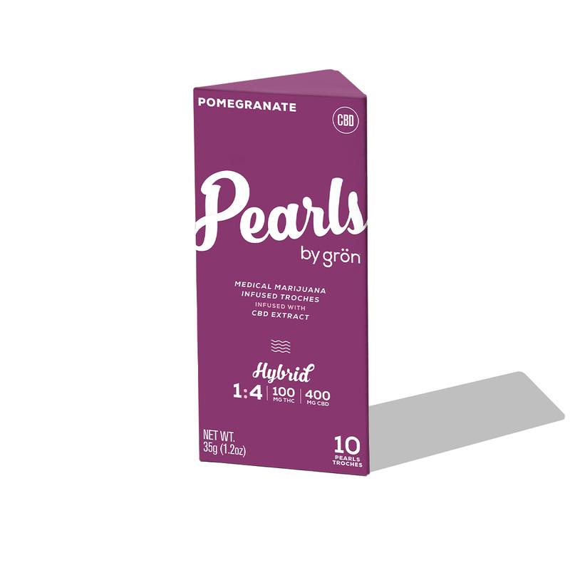 Pearls - Pomegranate - 1:4 THC:CBD - Hybrid - OH by Grön Edibles