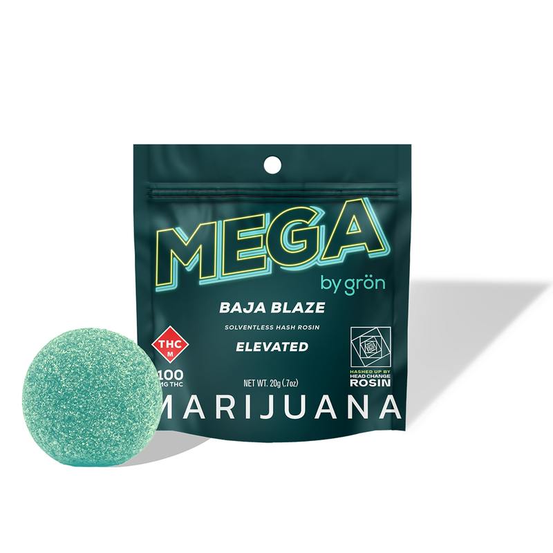 Baja Blaze Rosin Mega - MO by Grön Edibles