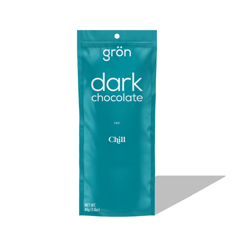 Grön Edibles: Dark Chocolate - Indica - 100mg - 1ct - 100mg/ea