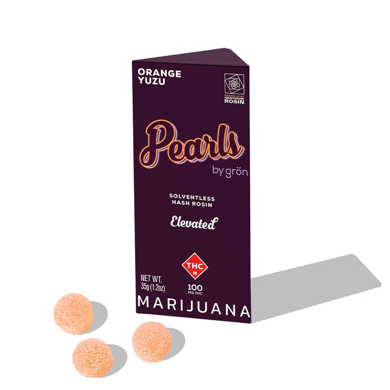 Orange Yuzu Rosin Pearls - MO by Grön Edibles