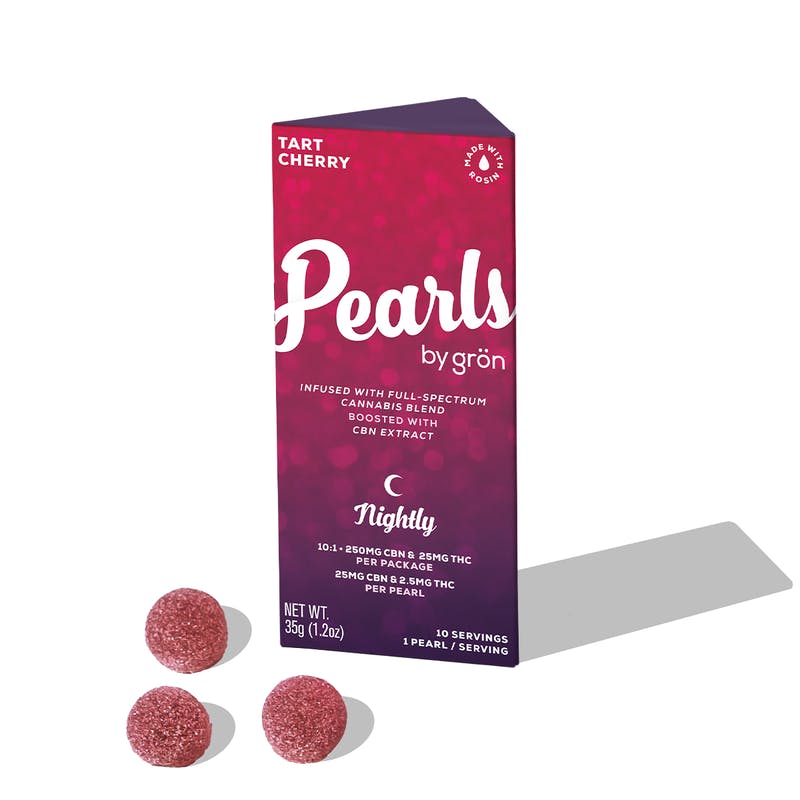Grön Edibles: Tart Cherry Pearls - Ny