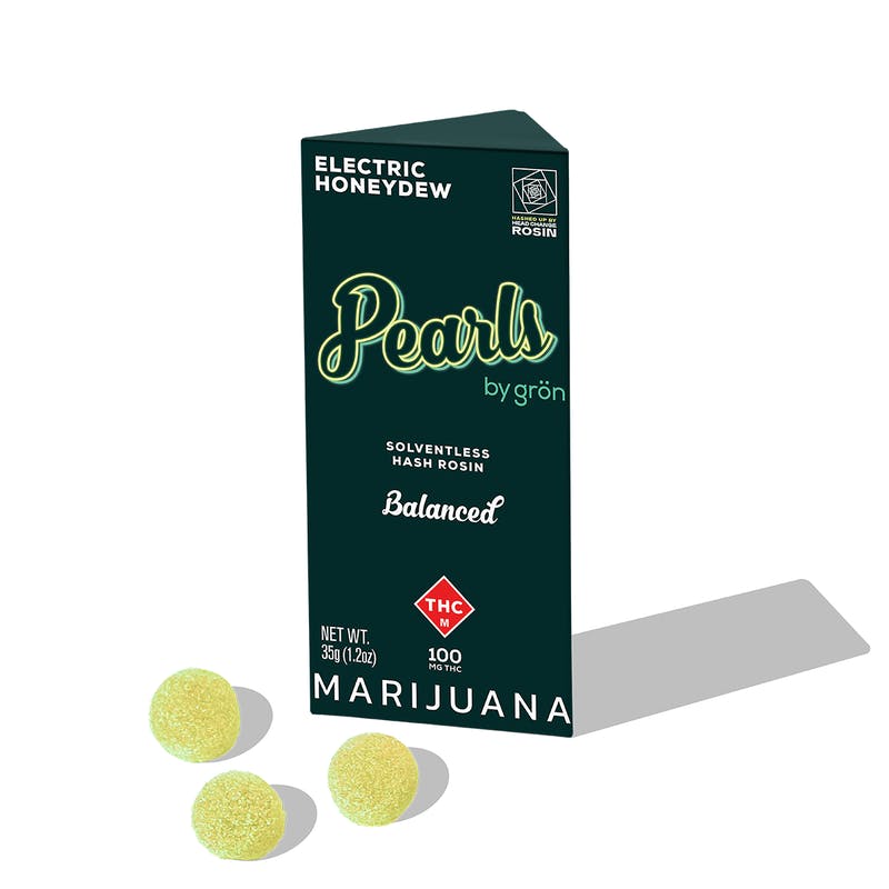 Grön Edibles: Electric Honeydew Pearls - Mo