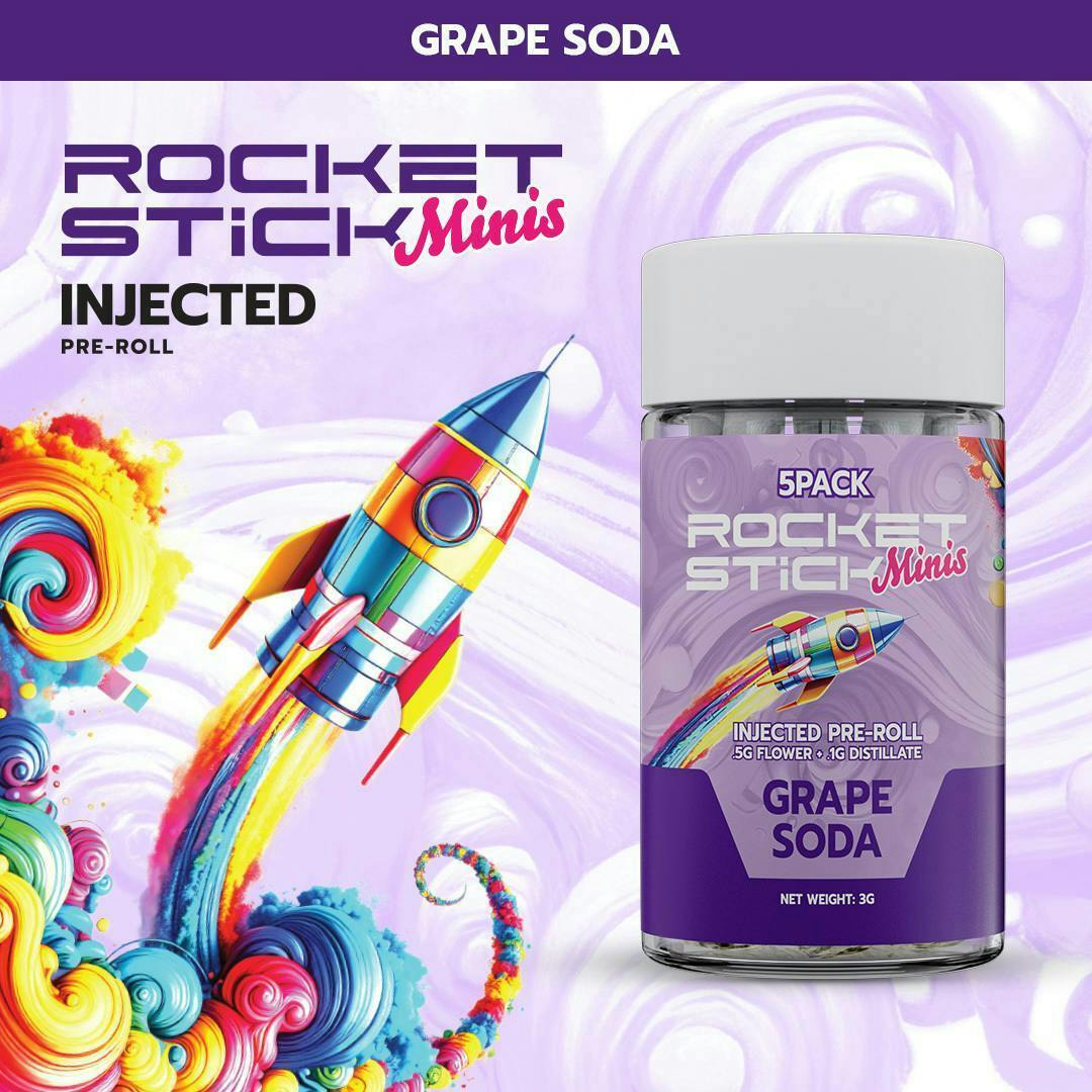 Grape Soda | Infused Mini | 0.6g each | 5pk