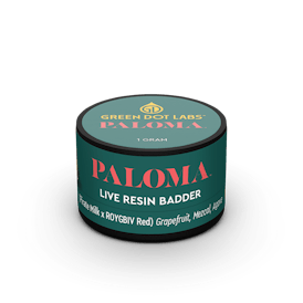 GDL Live Resin Badder (1g) | GDL Originals | Paloma