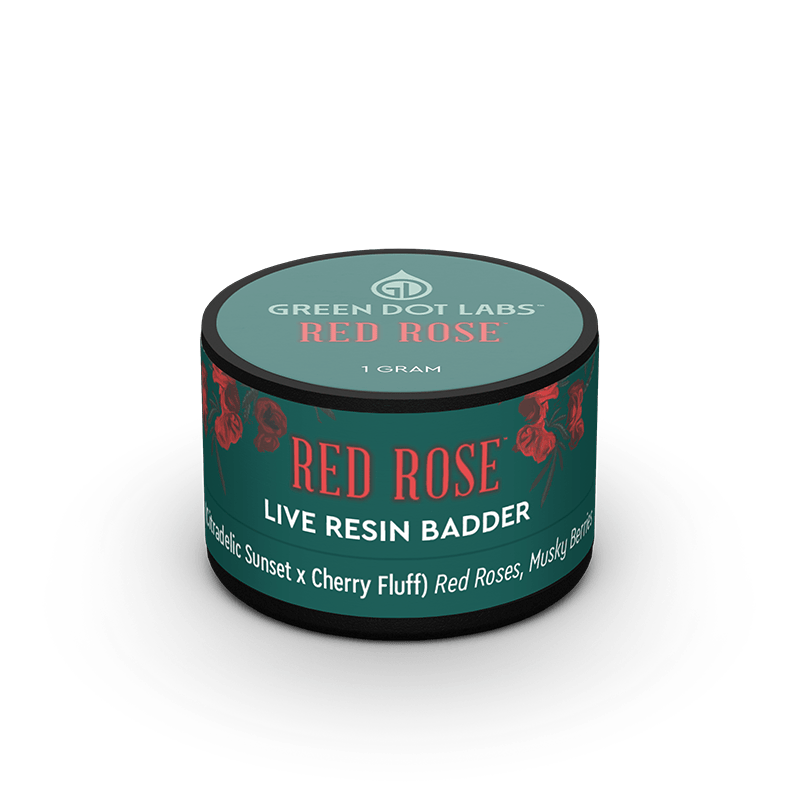 GDL Live Resin Badder (1g) | GDL Originals | Red Rose by Green Dot Labs