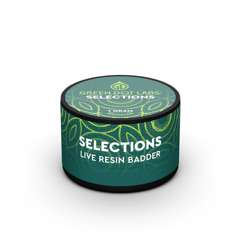 GDL Live Resin Badder · Selections