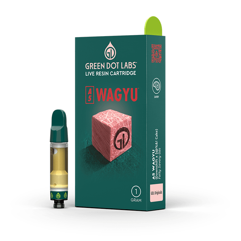 GDL Live Resin Cartridge (1g) | GDL Originals | A5 Wagyu by Green Dot Labs