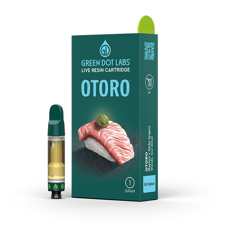 GDL Live Resin Cartridge (1g) | GDL Originals | Otoro by Green Dot Labs