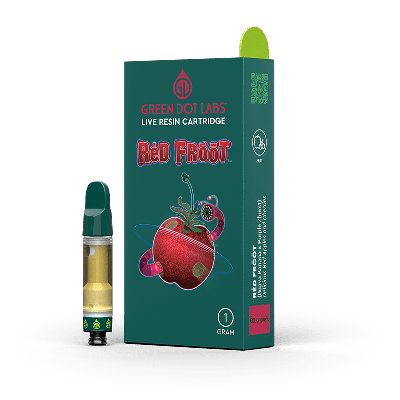 GDL Live Resin Cartridge (1g) | GDL Originals | Red Froot by Green Dot Labs