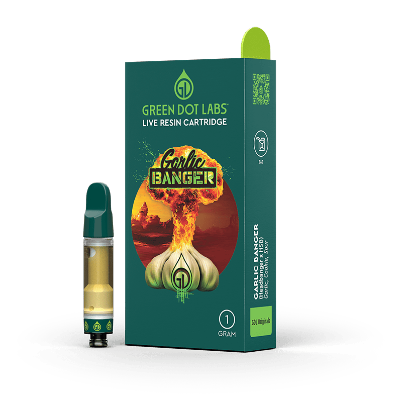 GDL Live Resin Cartridge (1g) | GDL Originals | Garlic Banger