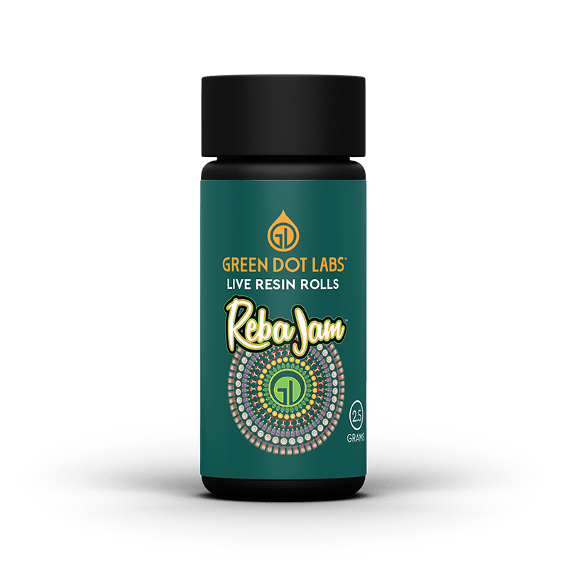 GDL Live Resin Rolls 5 Pack (2.5g) | GDL Originals | Reba Jam by Green Dot Labs