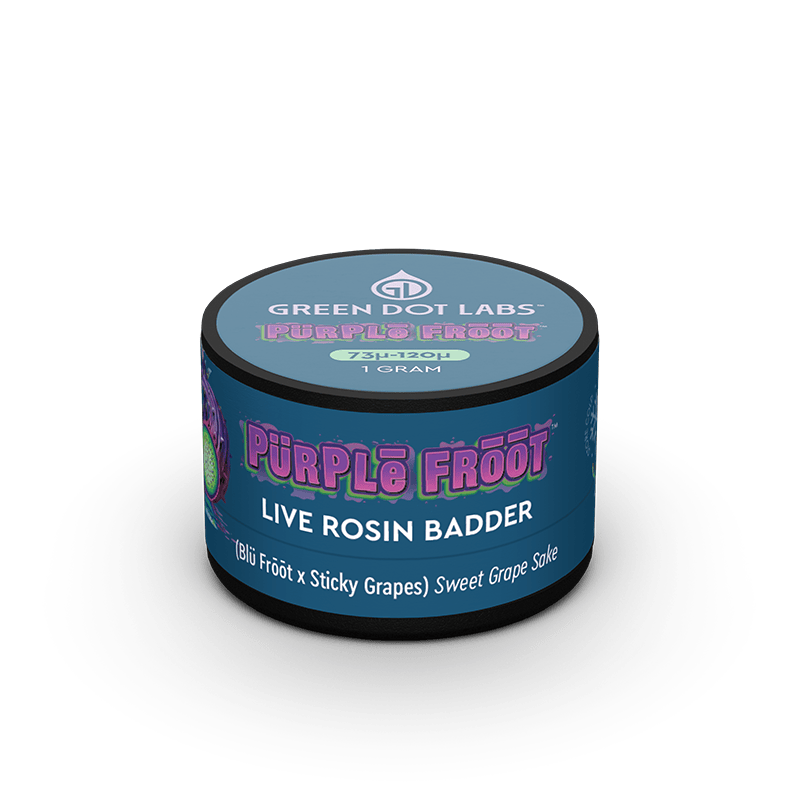 GDL Live Rosin Badder (1g) | GDL Originals | Purple Froot