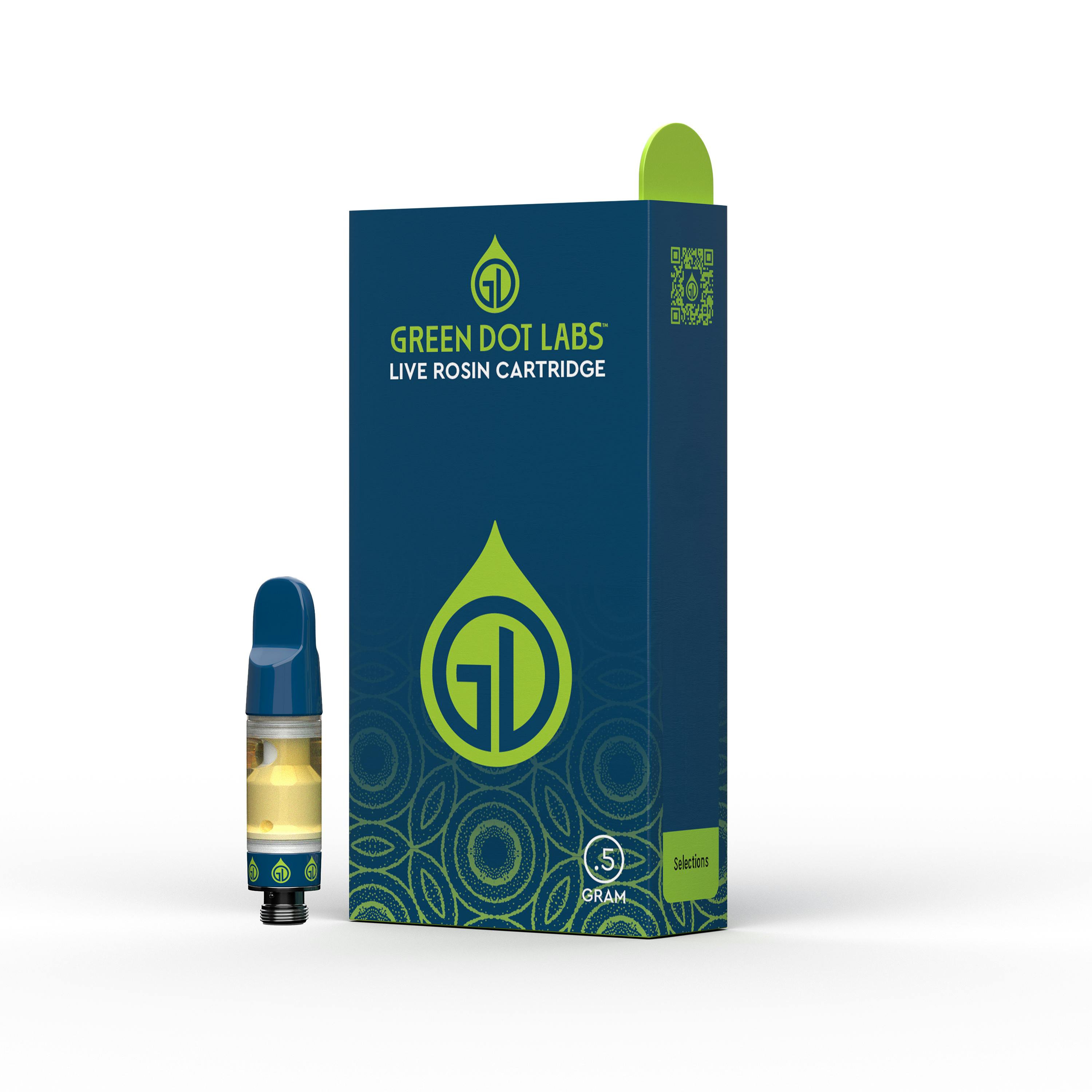 GDL Live Rosin Cart (.5g) | Selections | Cherry Lime Soda - Green