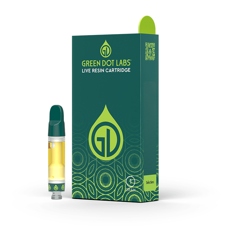 GDL Live Resin Cartridge (1g) | Selections | 5150 TK by Green Dot Labs