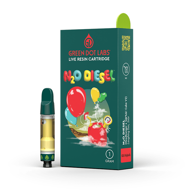 GDL Live Resin Cartridge (1g) | GDL Originals | N2O Diesel