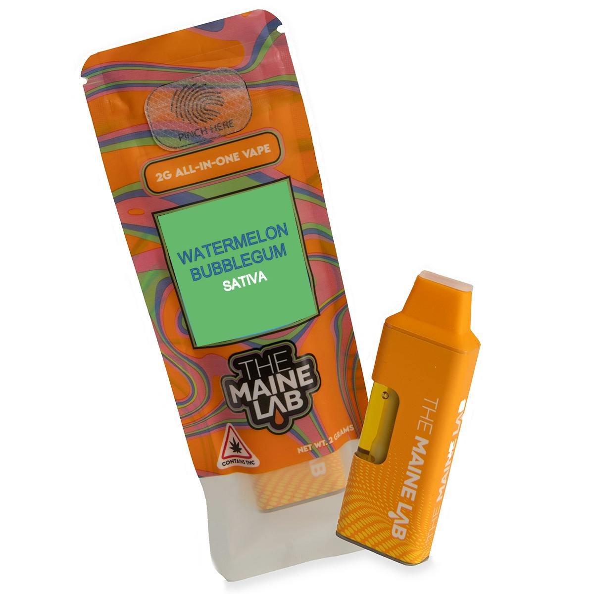 watermelon bubblegum disposable vape Lava Plus Watermelon Bubblegum 0% Nicotine Free 2600 main image 0
