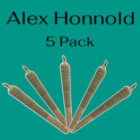 Alex Honnold Pre Roll w/ Rosin & Kief Coating - 1 1/4s - 5 Pack