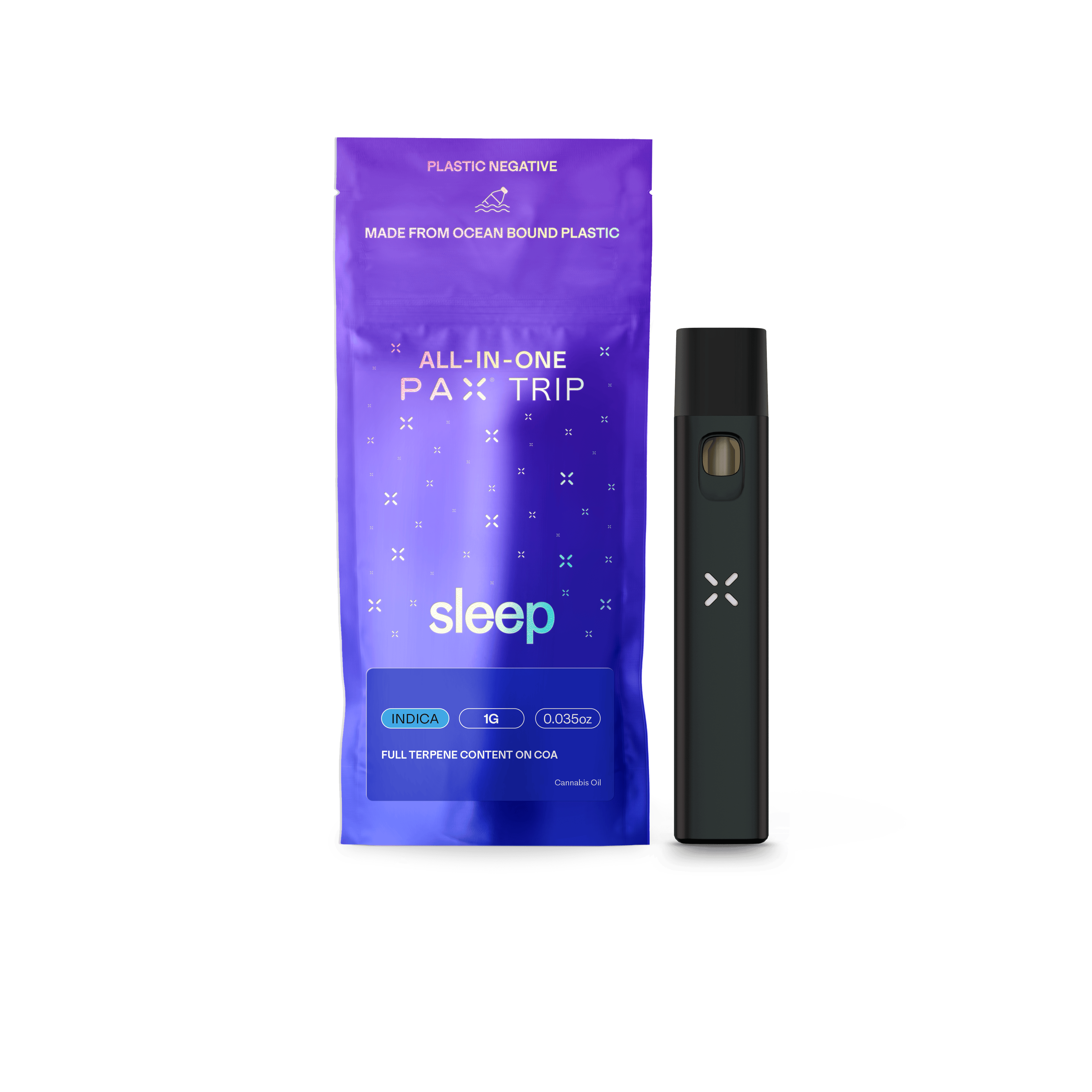 PAX | Sleep 1:1 CBD/THC | Disposable | 1g by PAX