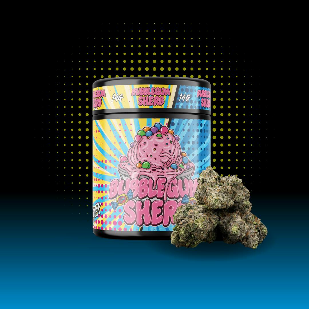 HYTEK | BUBBLEGUM SHERB | PREPACKED 1/2 OZ JAR | 14g