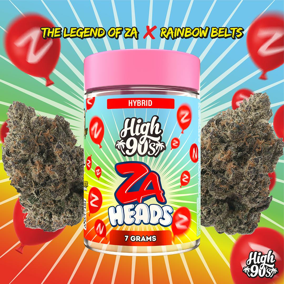 【 最終値下げ 】 PUSHESD WEED SKULL 90's High 90s : ZA Heads 7g Small Nugs Flower - HIGH 90s