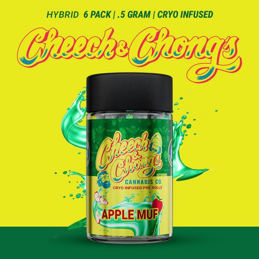 Apple Muff | Cryo Infused Minis | 0.5g each | 6pk by Cheech and Chong - Michigan