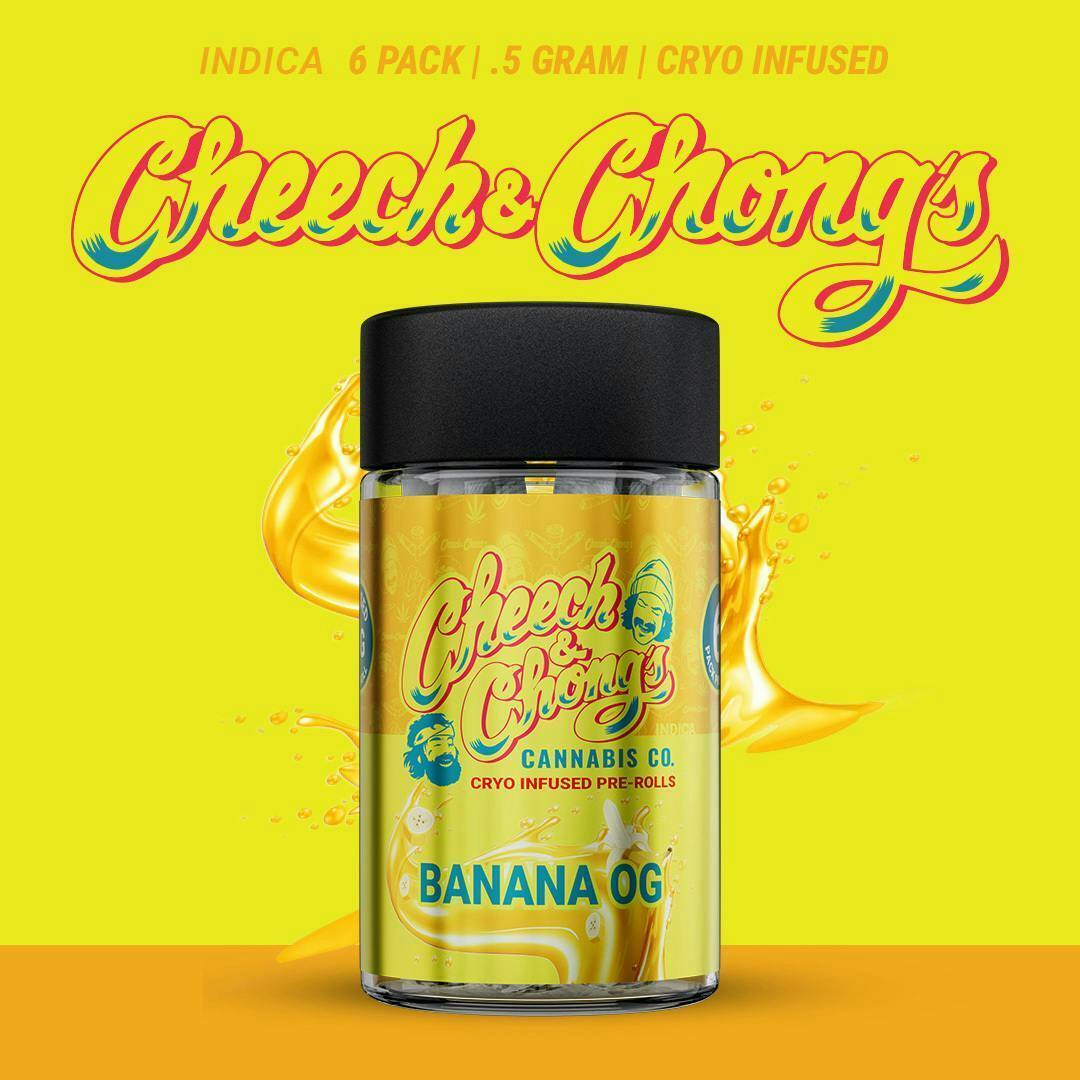 Banana OG | Cryo Infused Minis | 0.5g each | 6pk by Cheech and Chong - Michigan