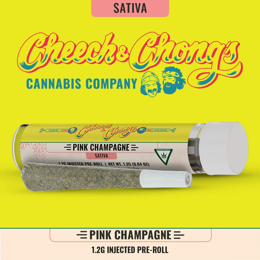 Pink Champagne Injected Pre Rolls