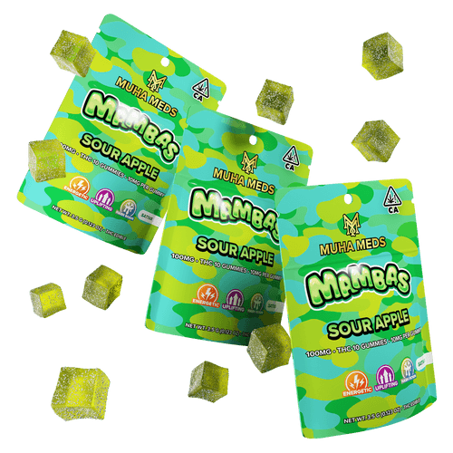 Sour Apple Mambas Gummies 200MG — JC-14