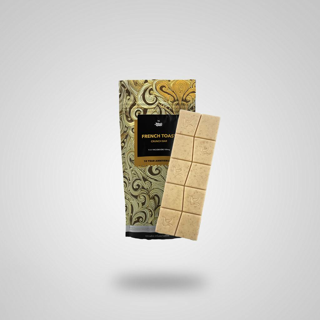 NGW 100mg French Toast White Chocolate Crunch Bar
