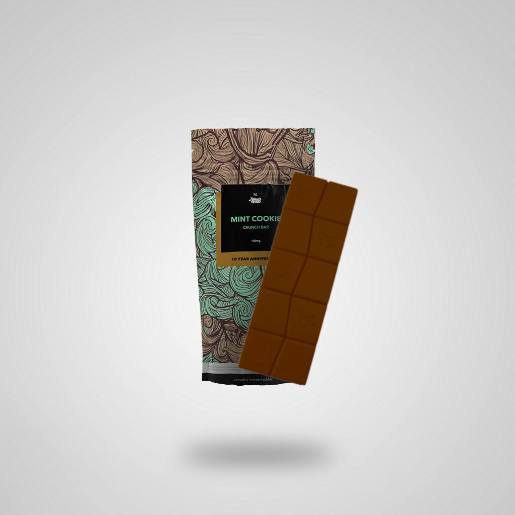 NGW 100mg Mint Cookie Milk Chocolate Bar