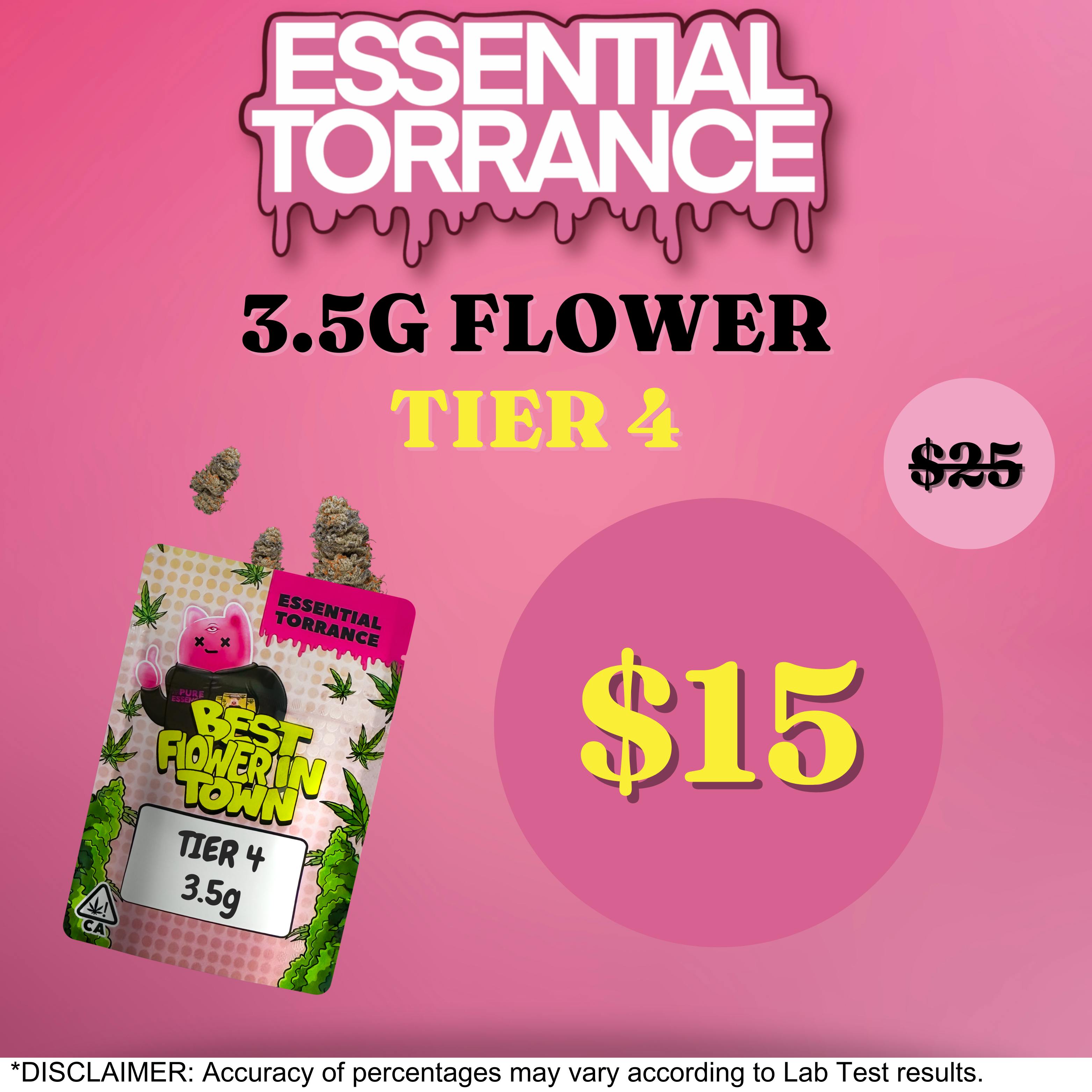TIER 4 Flower SMALLS 3.5g $15