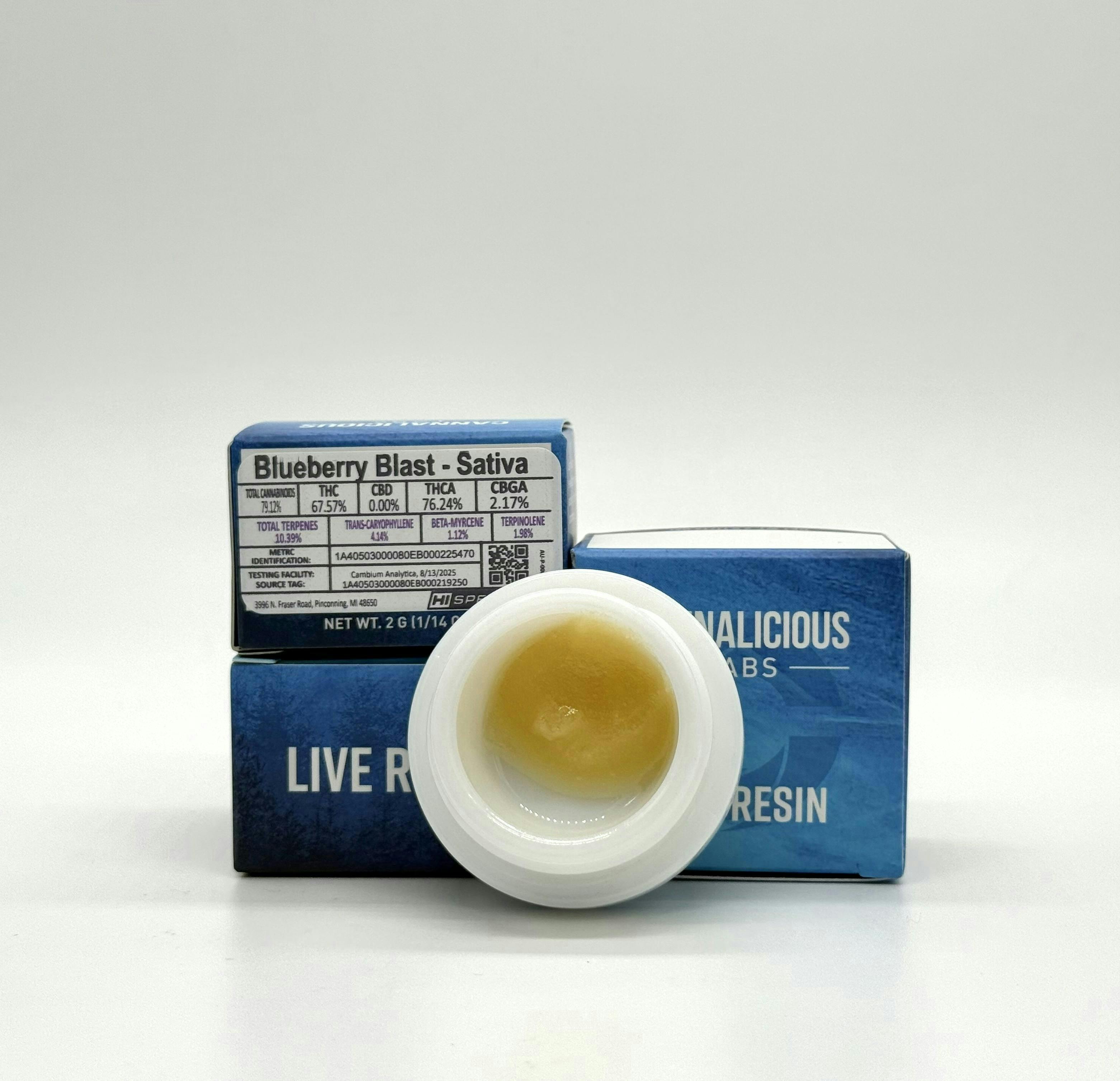 Blueberry Blast | Live Resin Badder | 2g by Cannalicious Labs